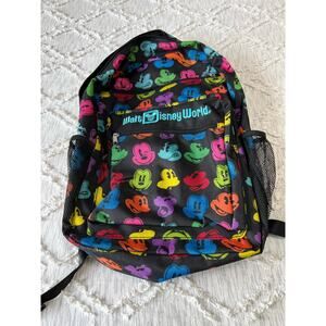 Walt Disney World Parks Authentinc Multi Color Mickey Mouse 50th Anniv. Damaged